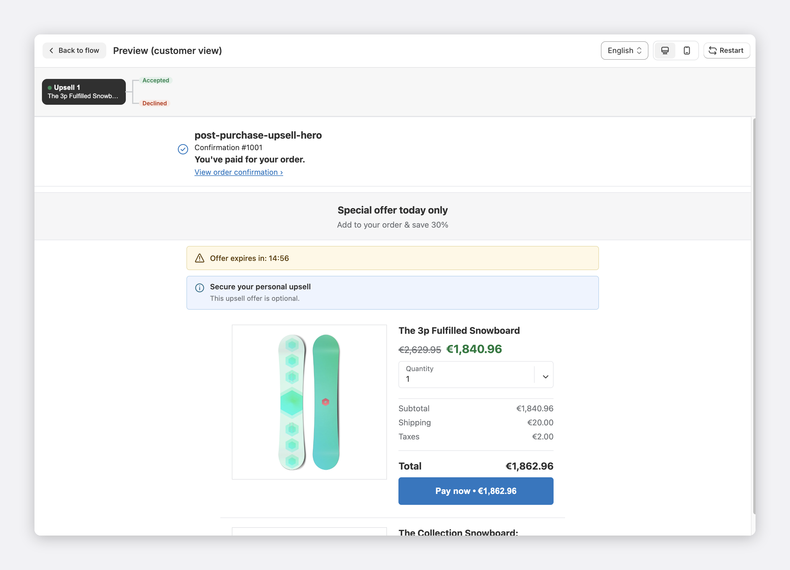 Live Funnel Preview